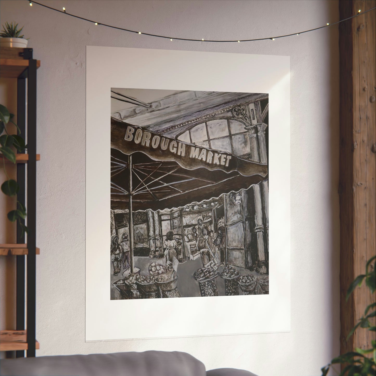 Borough Market - London (unframed print)