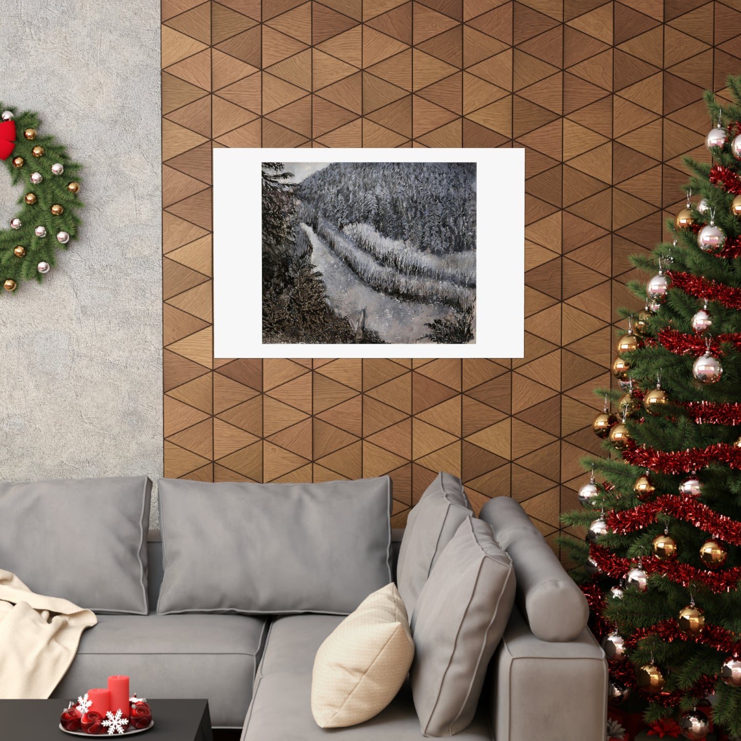 Olympic national forest (unframed print)