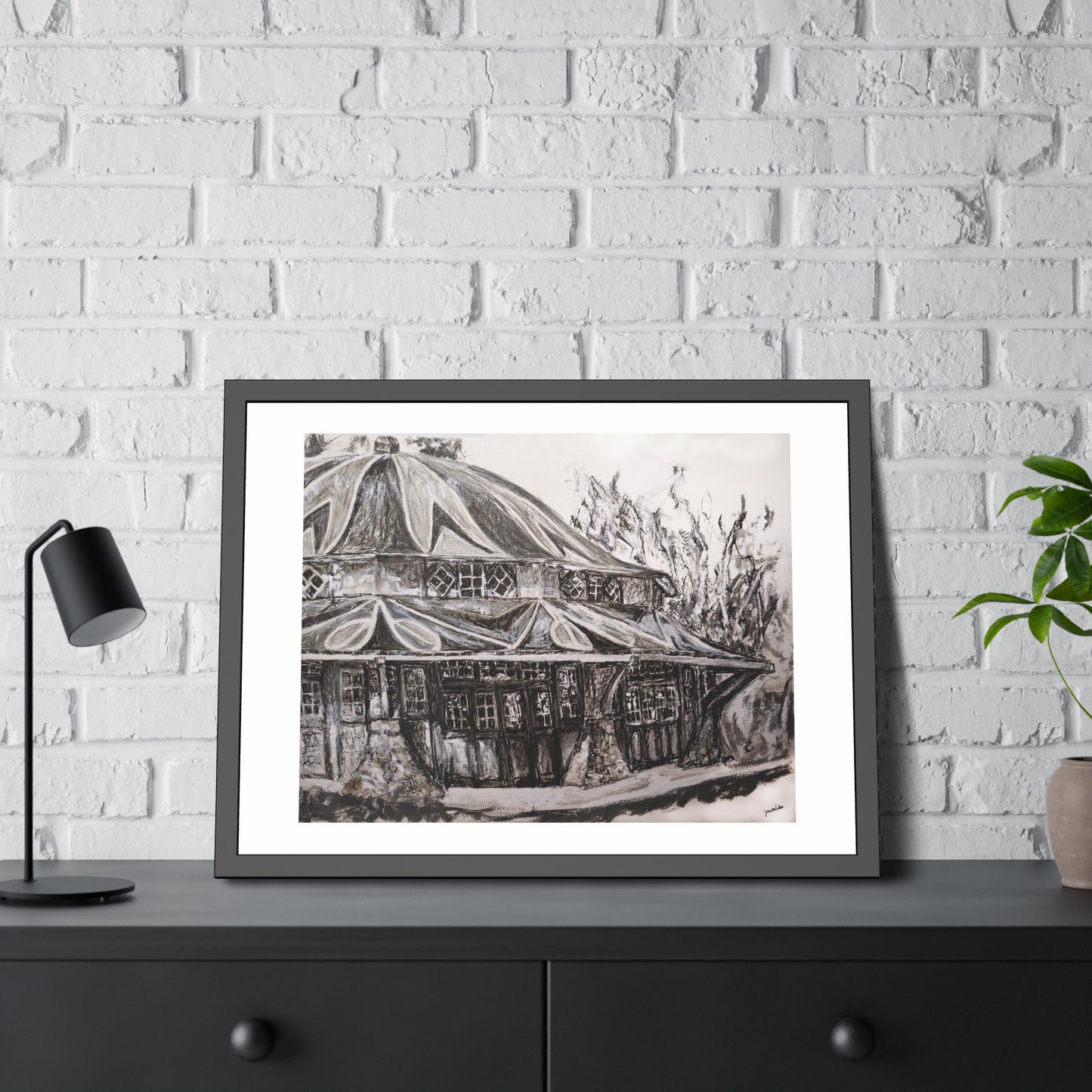 Carousel (framed print)