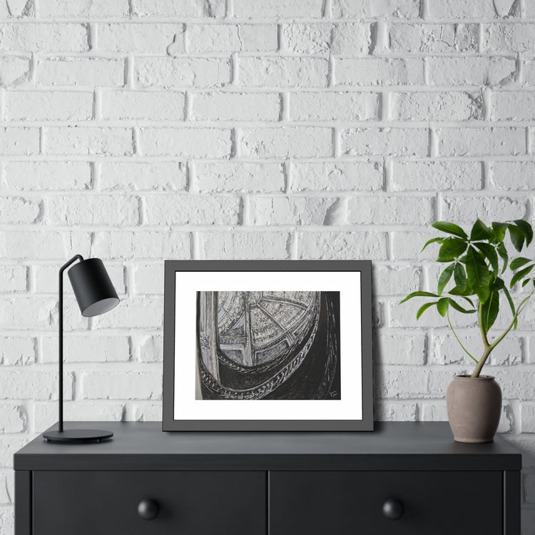 Looking up (framed print)