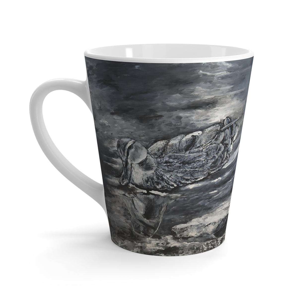 Gothic Dark Fantasy Dragon Latte Mug