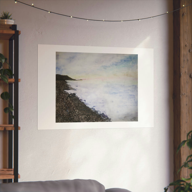 Agate beach -pastel (unframed print)