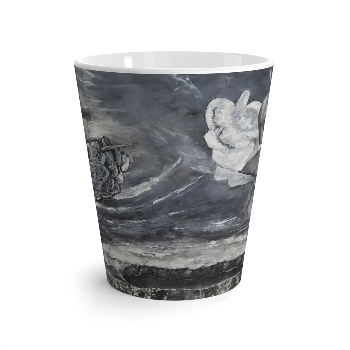 Gothic Dark Fantasy Dragon Latte Mug