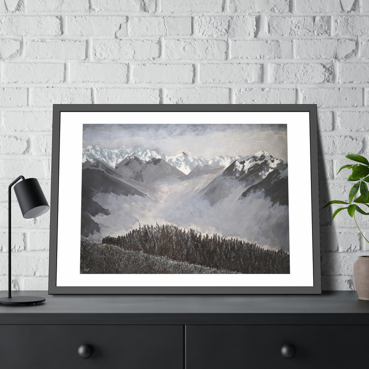 Hurricane Ridge (framed print)