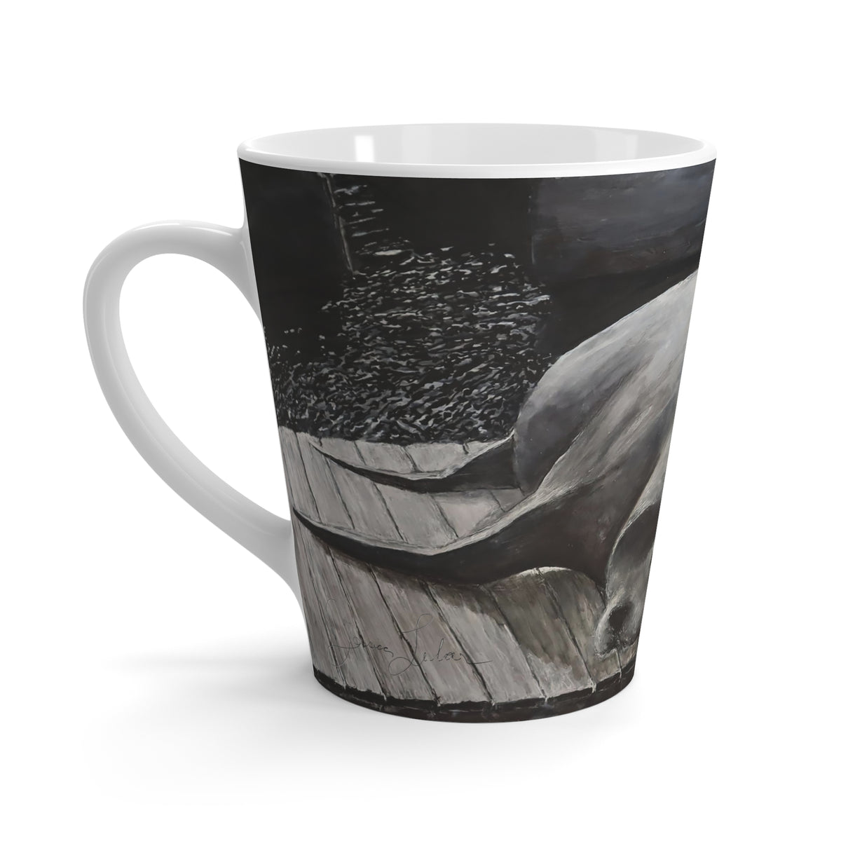 Whale Latte Mug – Coastal Ocean Animal Coffee Cup
