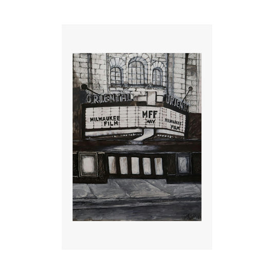 The Oriental movie theater (unframed print)