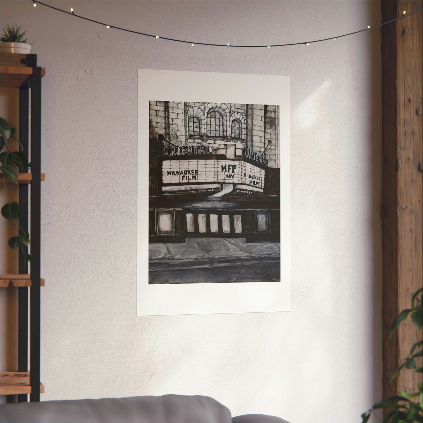The Oriental movie theater (unframed print)