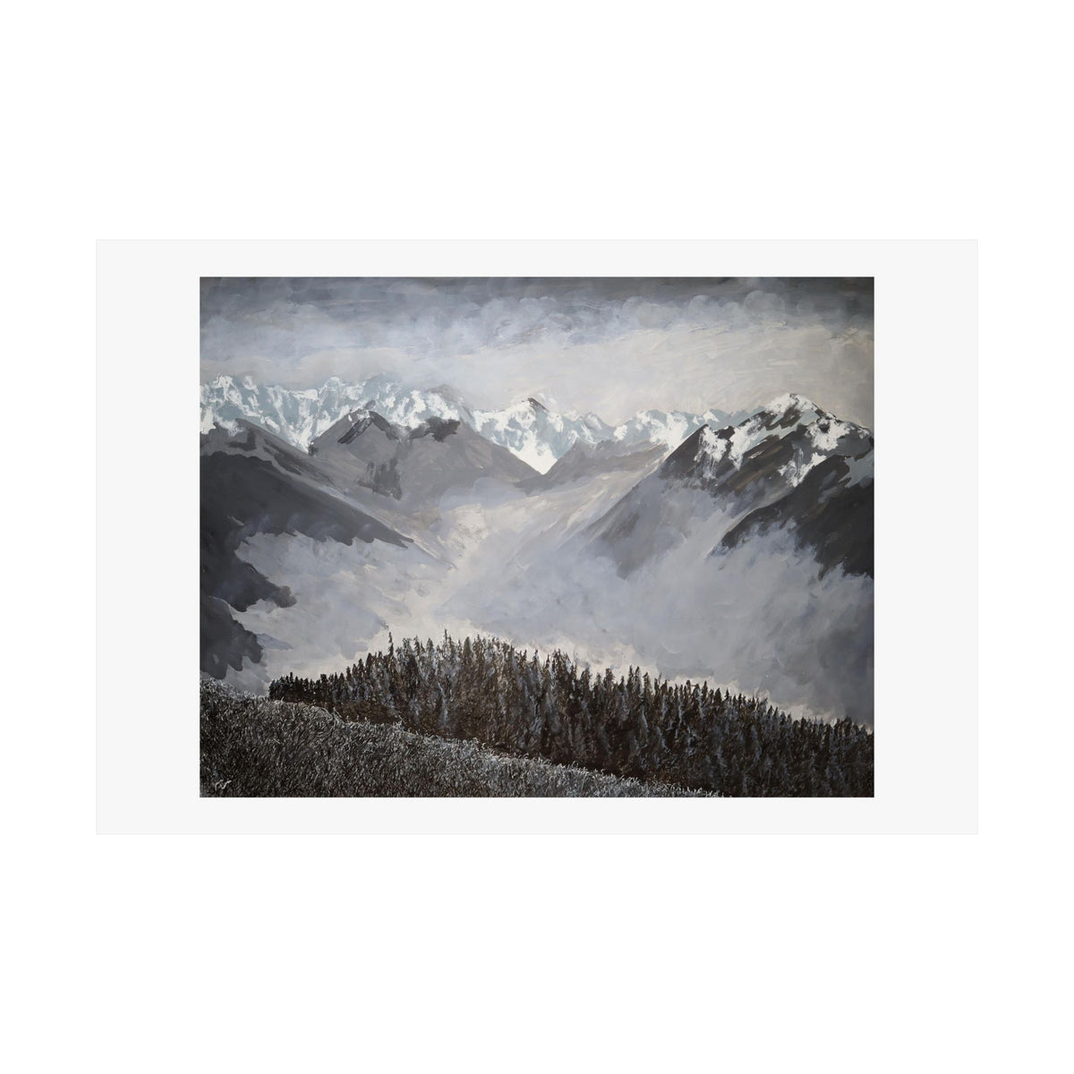 Hurricane Ridge  Matte Horizontal Posters