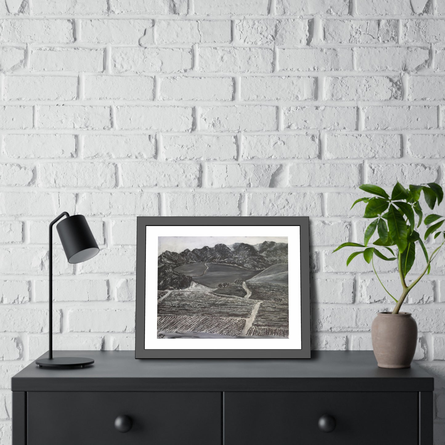 Wine Country (framed print)