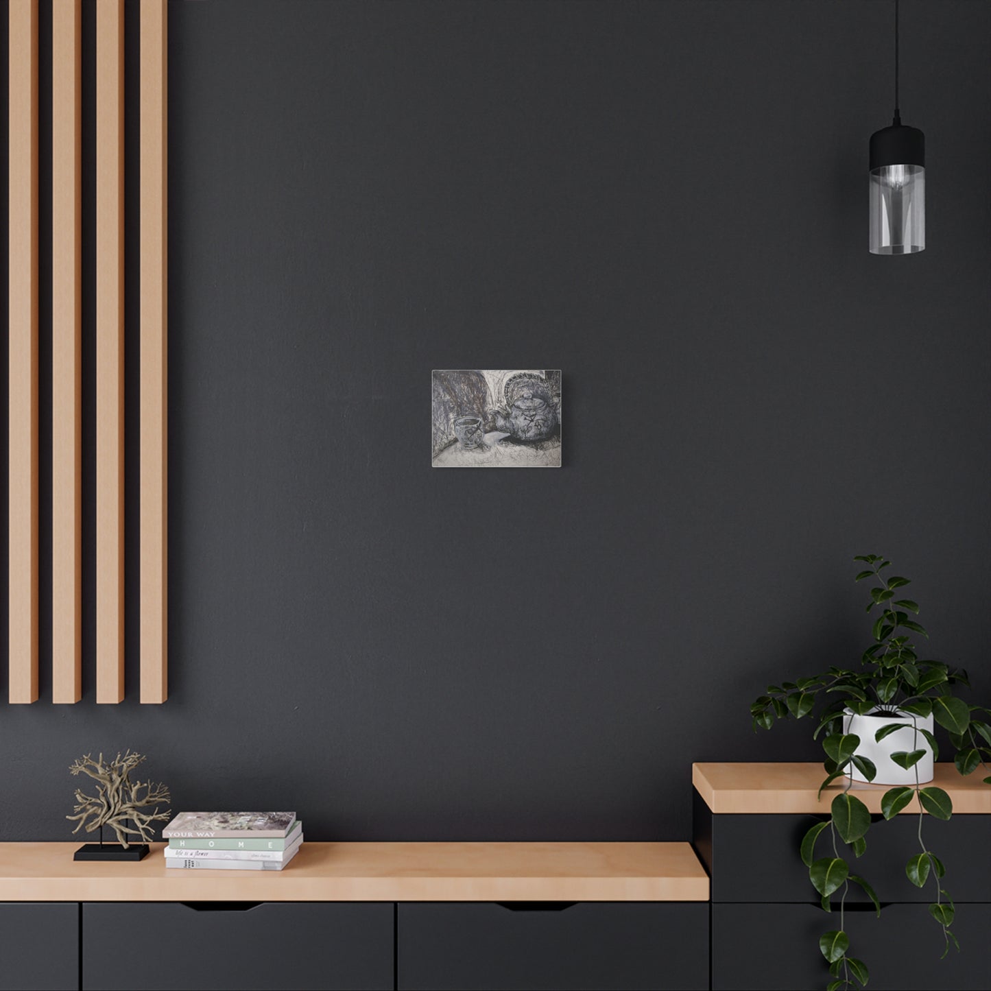 Tea pot (canvas print)
