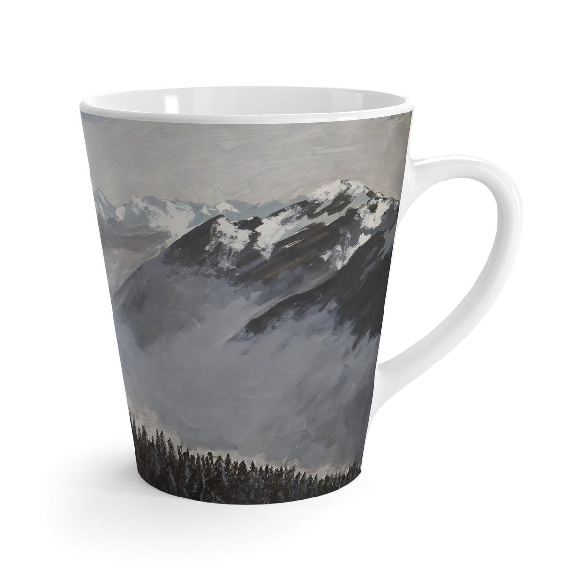Mountain Landscape Latte Mug