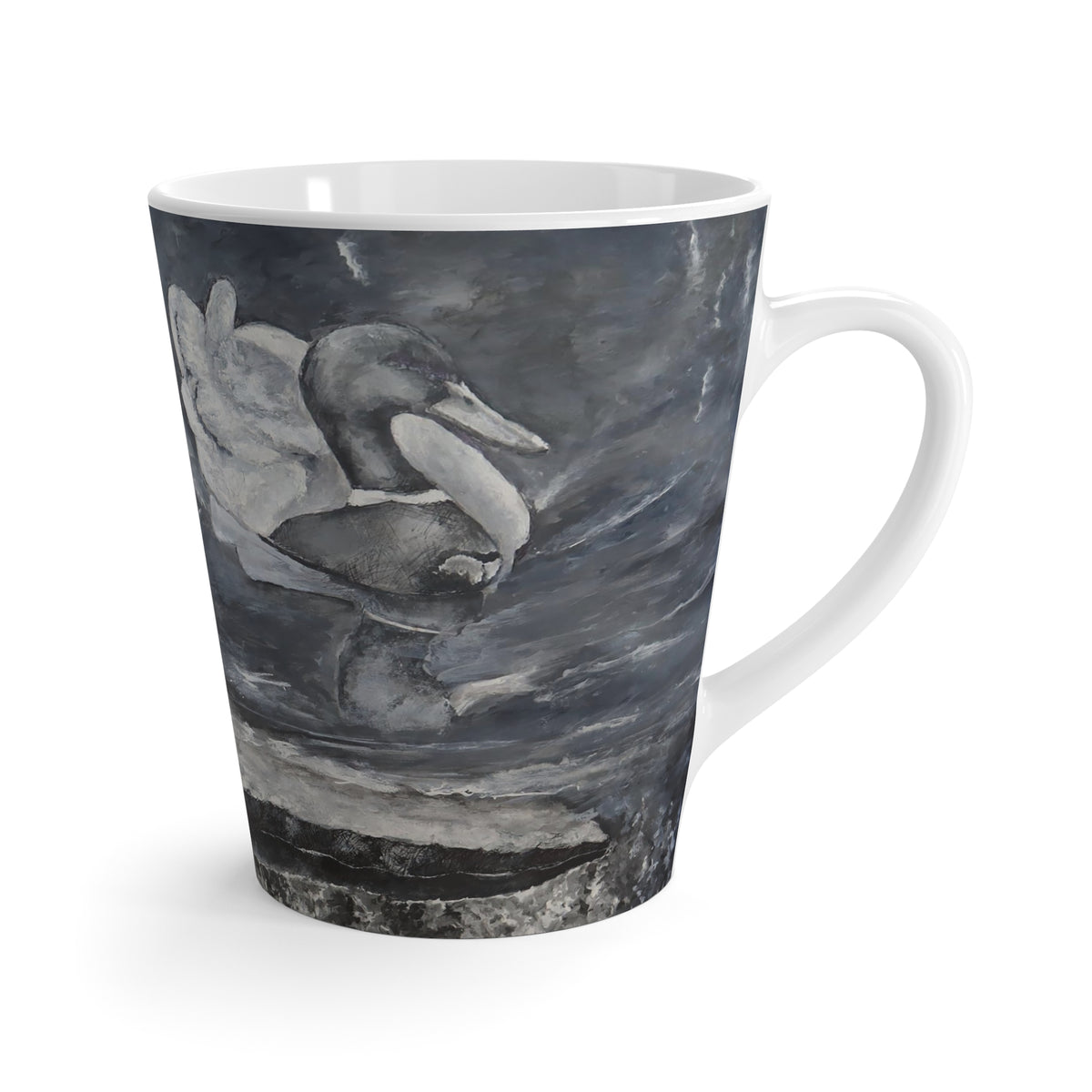 Gothic Dark Fantasy Dragon Latte Mug