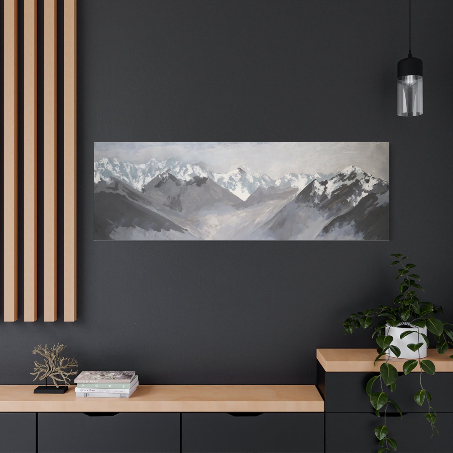 Hurricane Ridge horizon (canvas print)