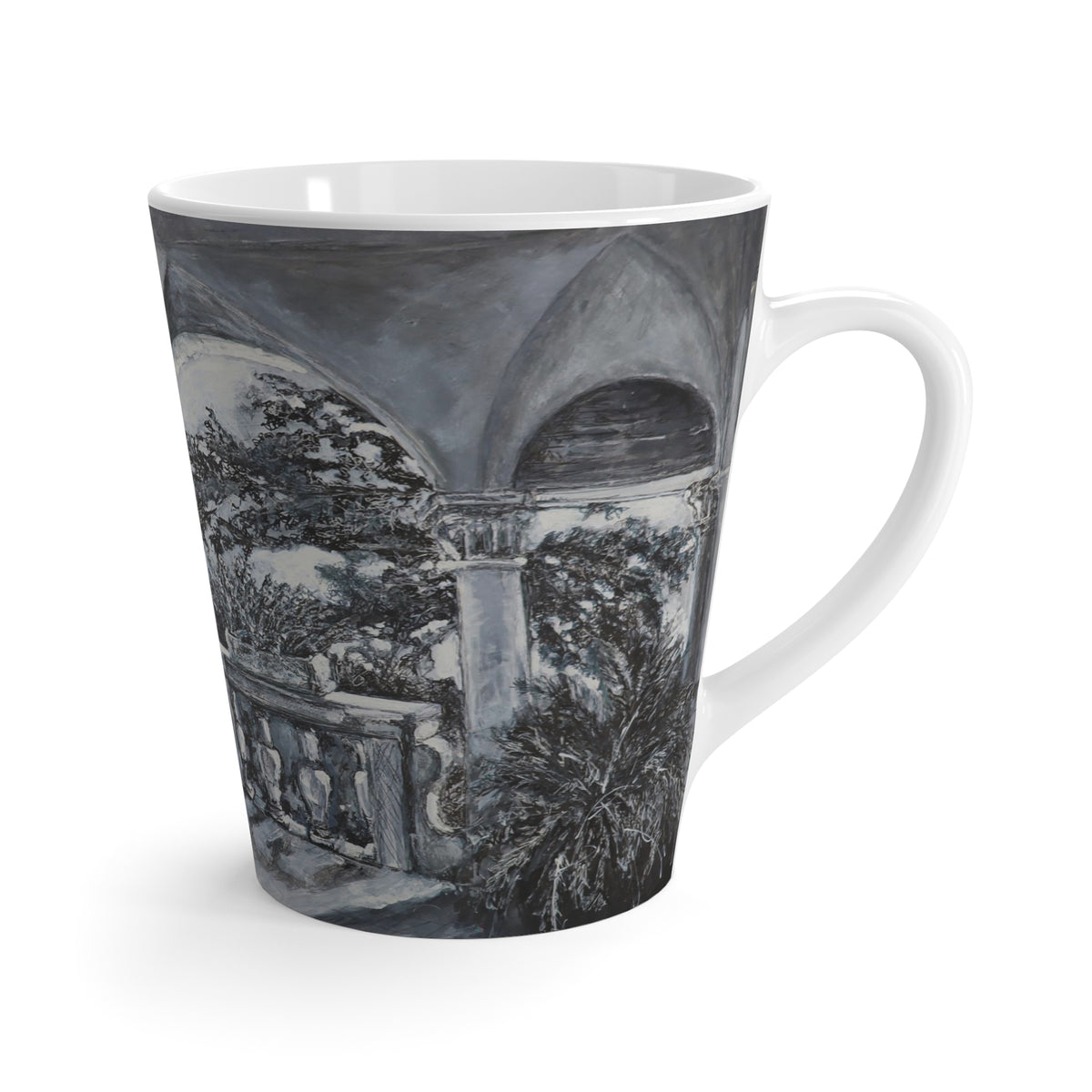 Gothic Courtyard Latte Mug