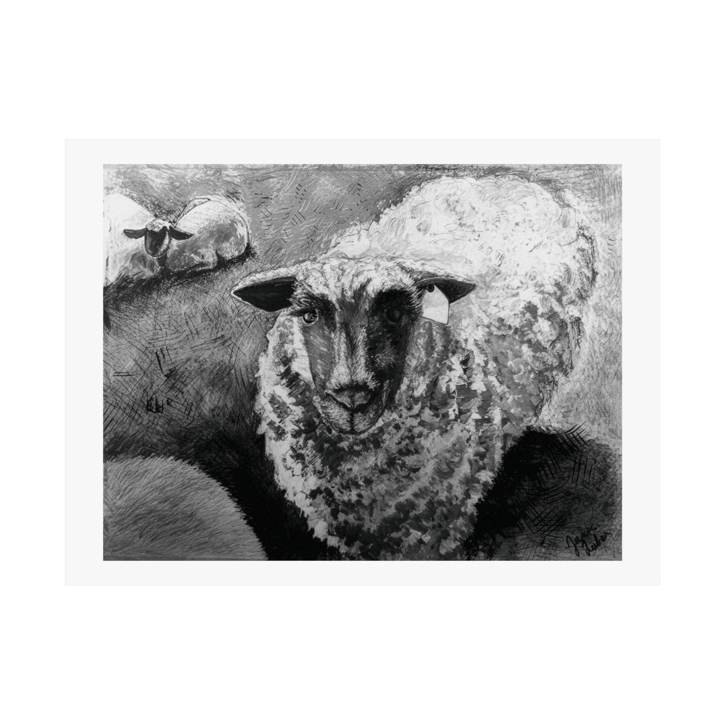 Mamma Sheep Art Print