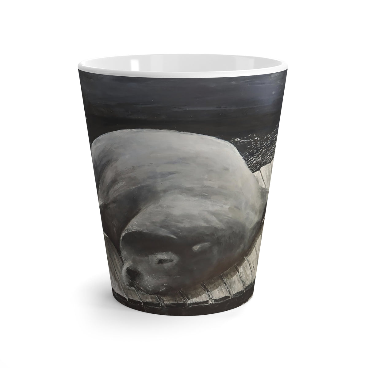 Whale Latte Mug – Coastal Ocean Animal Coffee Cup