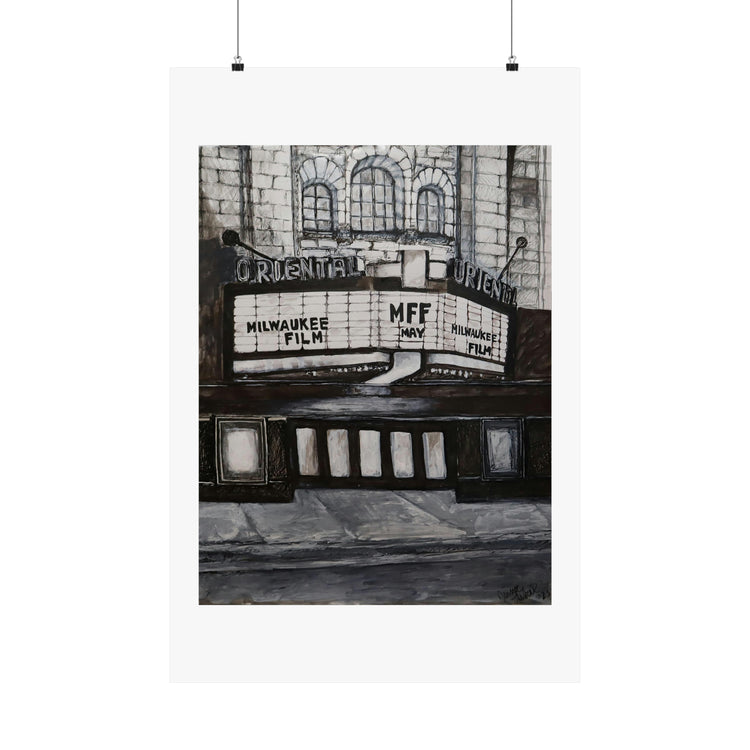 The Oriental movie theater (unframed print)