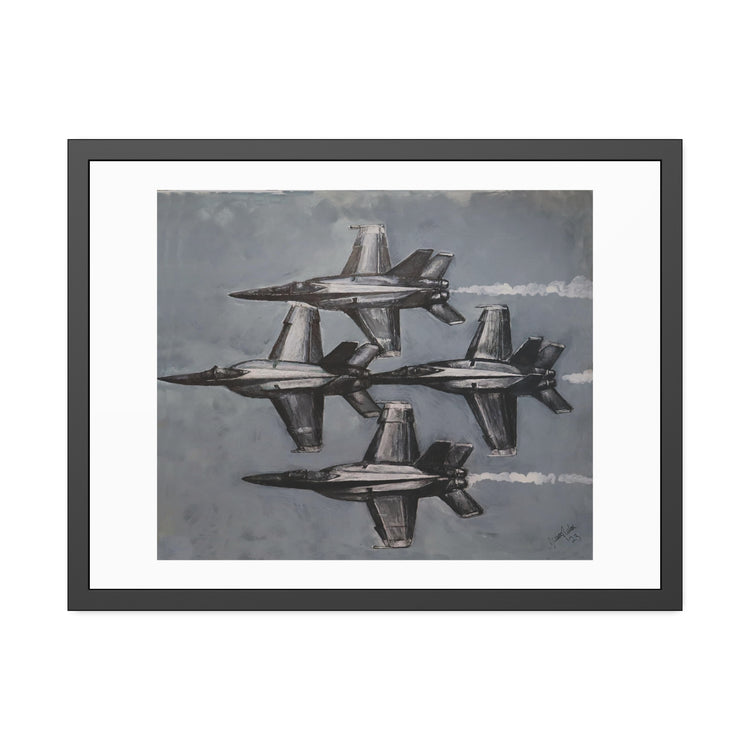 Blue Angels (framed print)