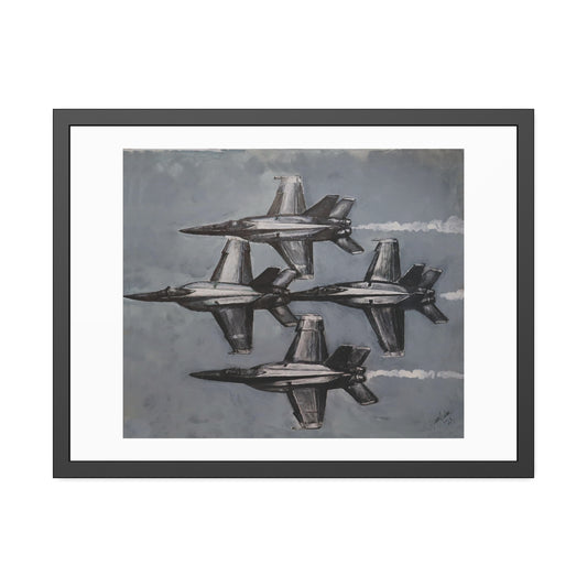 Blue Angels (framed print)