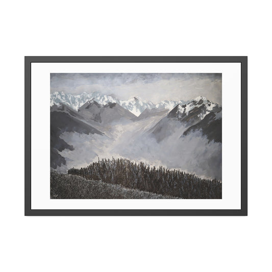 Hurricane Ridge (framed print)