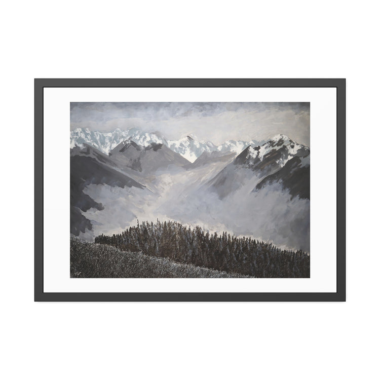 Hurricane Ridge (framed print)