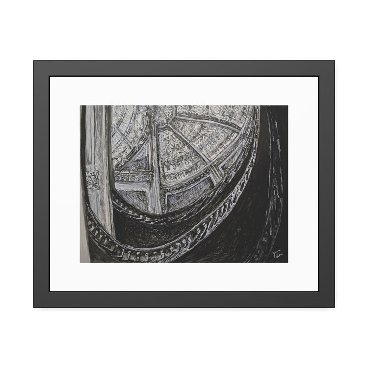 Looking up (framed print)