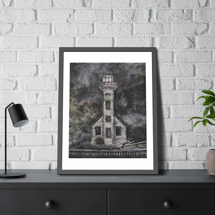 Lighthouse (framed print)