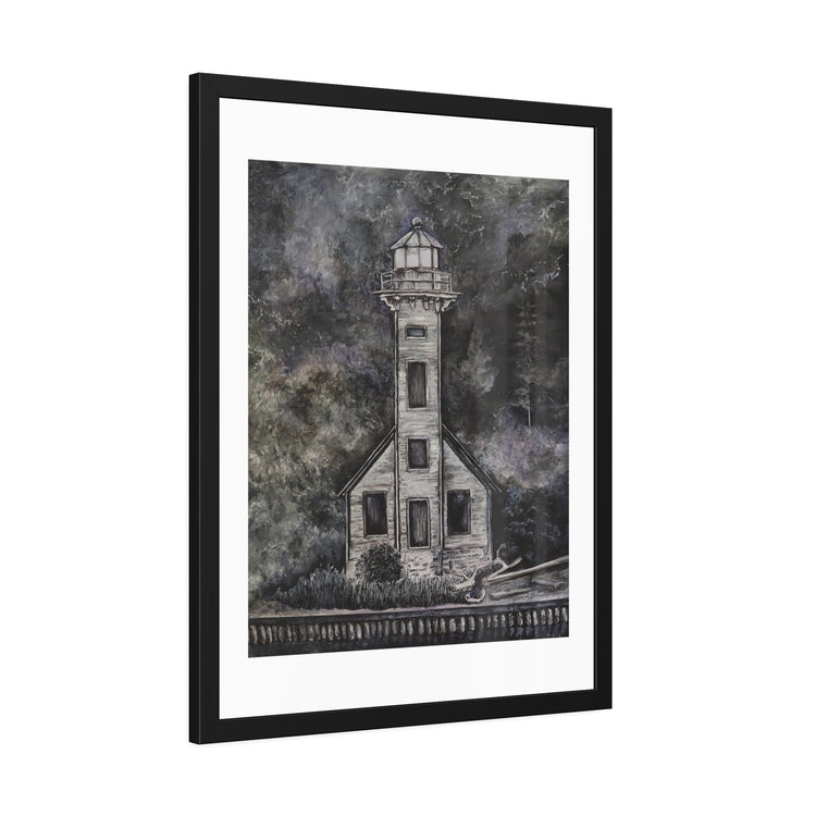 Lighthouse (framed print)